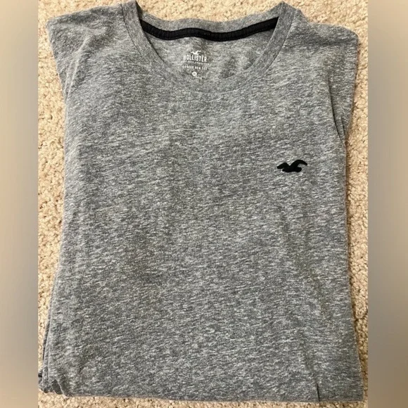 Hollister Mens Shirt Gray - Picture 2 of 4